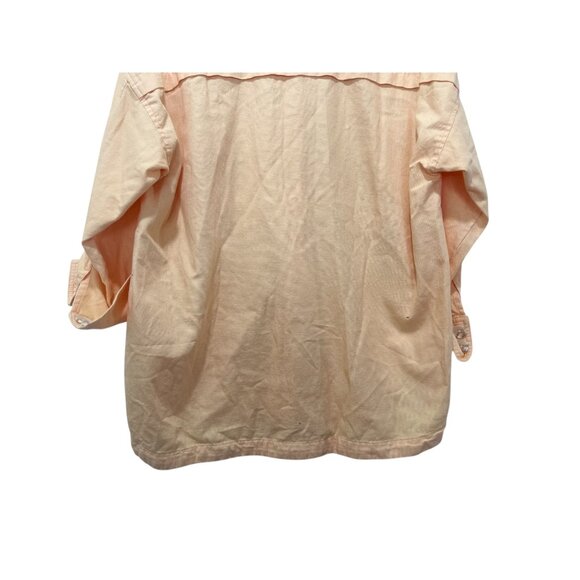 Anthropologie Maeve Lace Shirt Jacket Women Small Orange Shacket Cottage Western - Picture 11 of 16